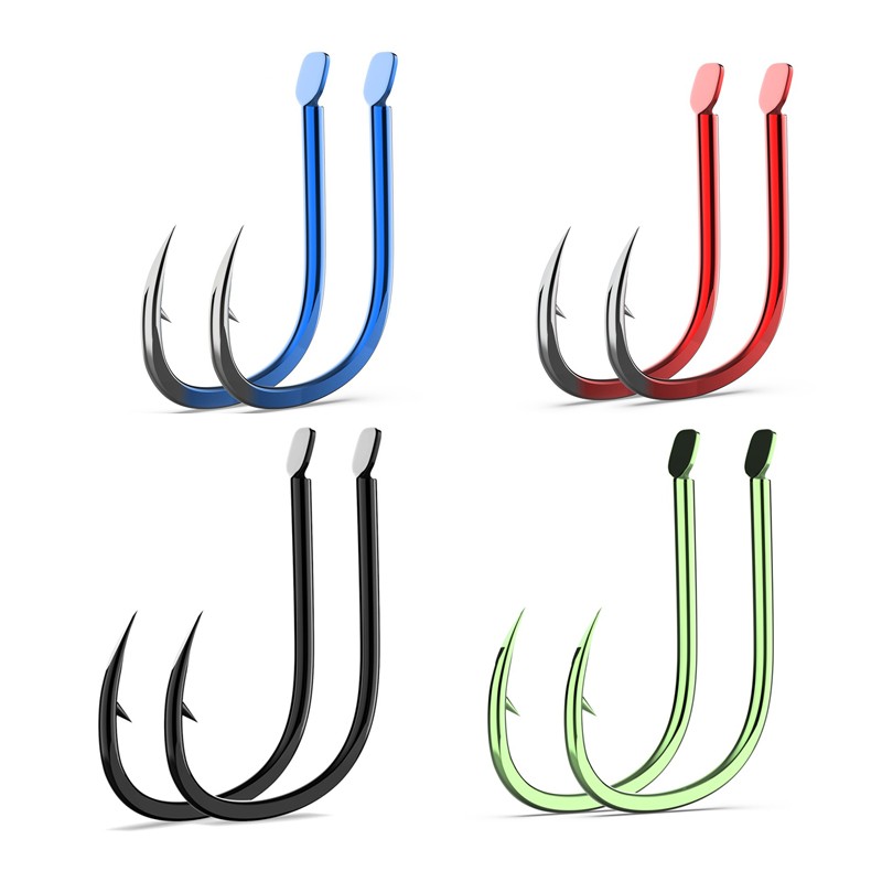 Fishing Hook Assortment - 50Pcs 플랫 낚시 후크 바다 가시