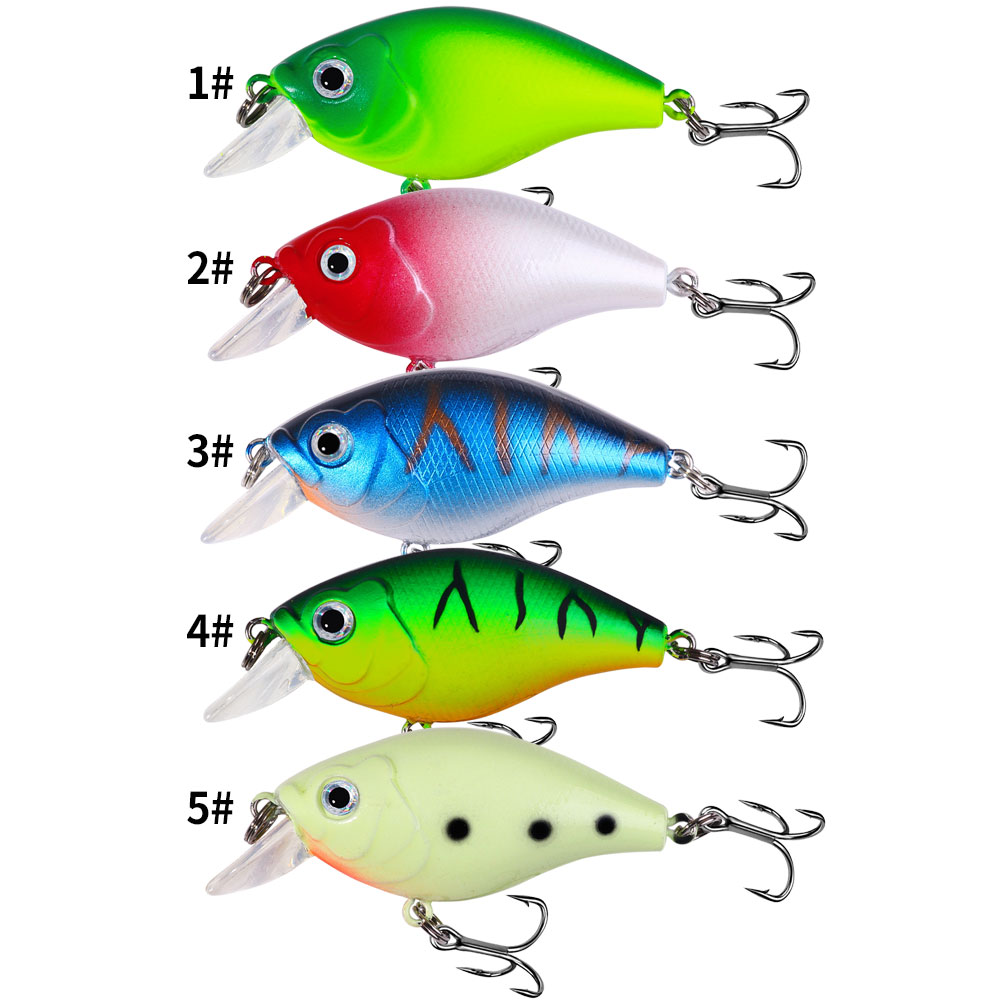 1개 6cm 6.9g 낚시 미끼 크랭크베이트 워블러 인 - Fishing Hook Treble 리뷰 및 가격
