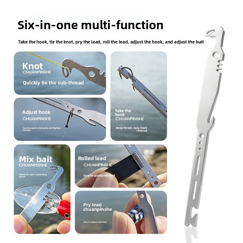 QAJTAO 6-in-1 스테인리스 스틸 낚싯바늘 제거 - Fishing Hook Sharpener 리뷰 및 가격